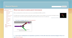 Desktop Screenshot of brainbasics.org