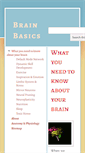 Mobile Screenshot of brainbasics.org