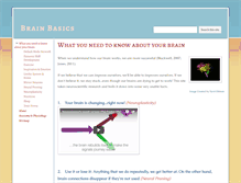 Tablet Screenshot of brainbasics.org
